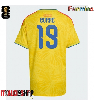 Colombia Rafael Santos Borre #19 Prima Maglia Femmina Mondiali 2026 Manica Corta
